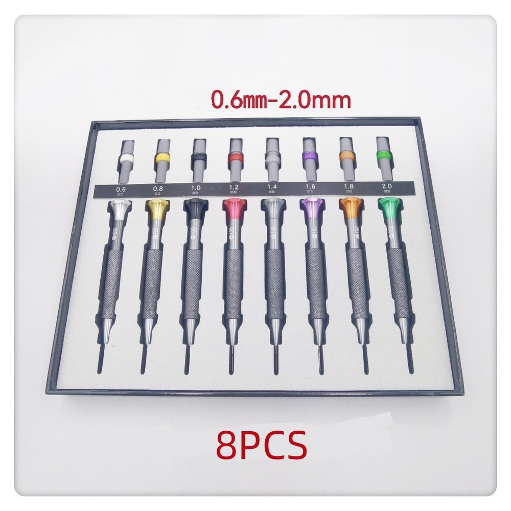 8pcs Screwdriver For Computer Watch Accessories Repairing Convenient Changing