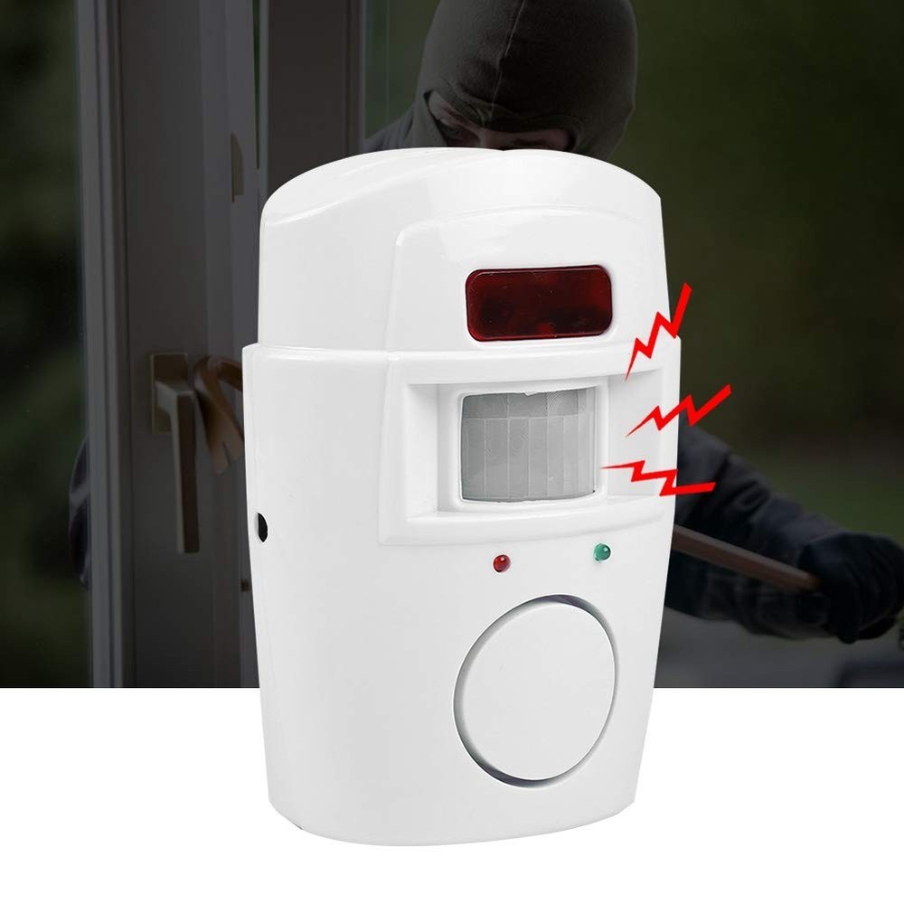 Motion Sensor Alarm, PIR Detector Security Alarm System default