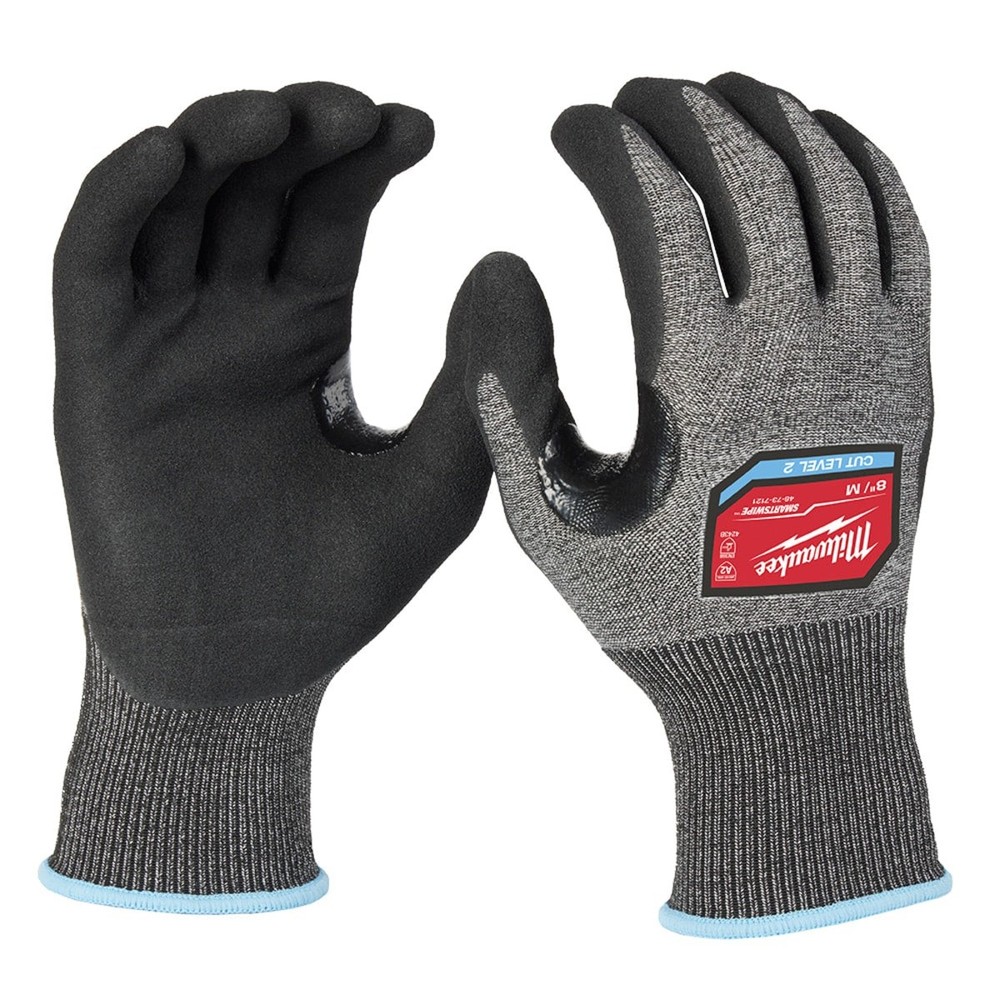 Milwaukee Tool 48-73-7121 Gloves M Medium Nitrile Cut Level 2 Elasticated