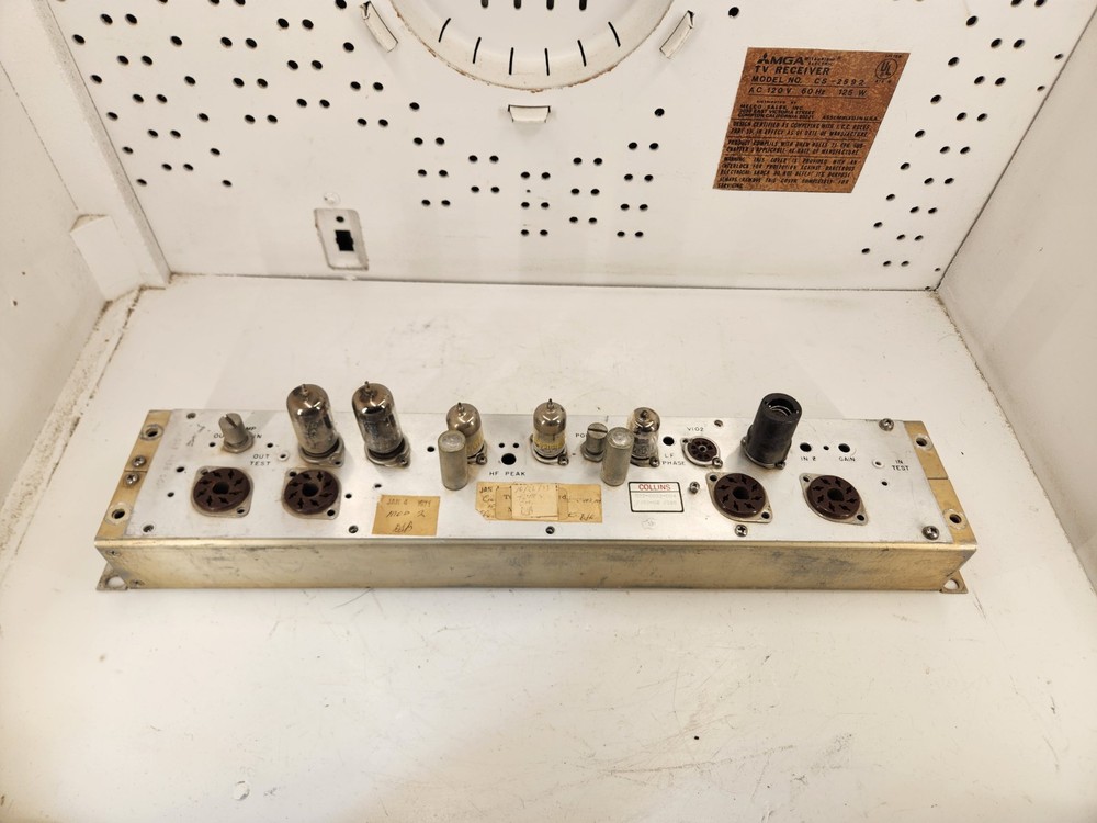 Collins Tube Audio / Radio component Module & Tubes, Likely 1950s/60s Untested