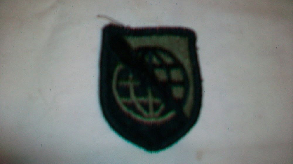 U.S. Army Info Systems Command Shoulder Patch Denmark's Military Camo