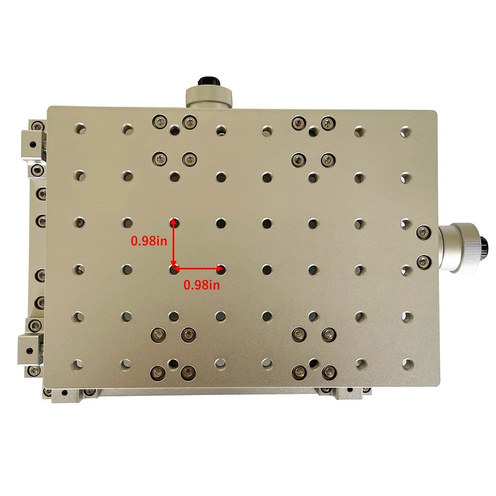 XY Axis 2 Axis Positioning Marking Machine Adjustabl Work Table Mobile Laser