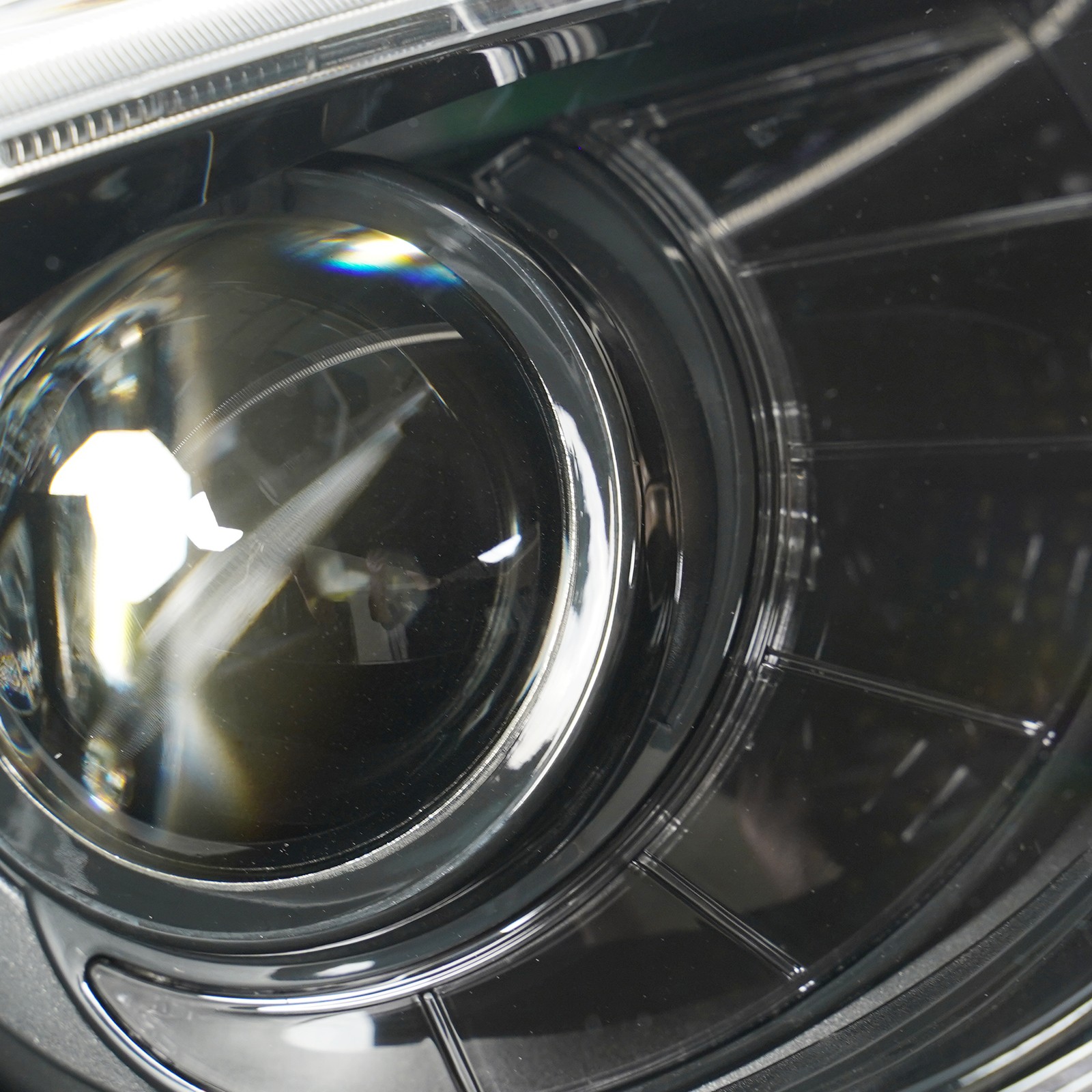 JDM Upgrade LED Headlights For 2014-2022 Infiniti Q50 Black w/o AFS Left+Right