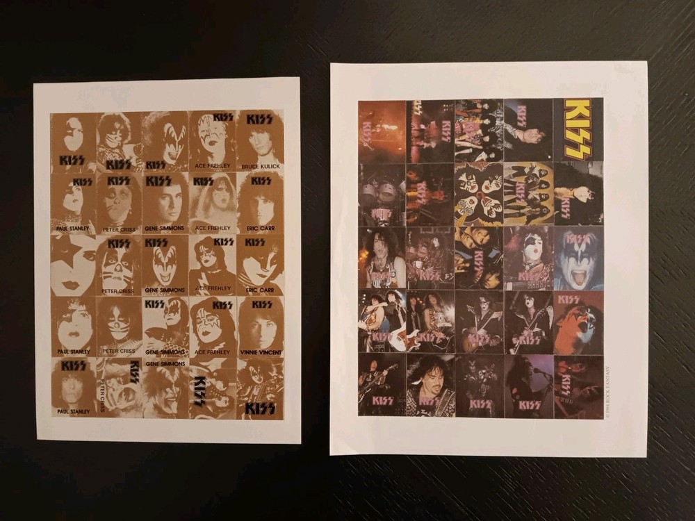 Kiss Group Stamps-2 Different Sheets-*UNCUT* *READ DESCRIPTION CAREFULLY*