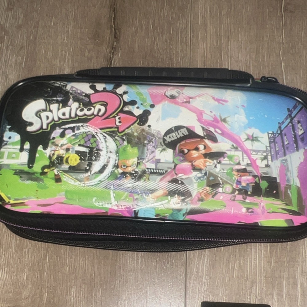 Nintendo Switch OLED Bundle Console, Dock, Controller Grip, Splatoon Case