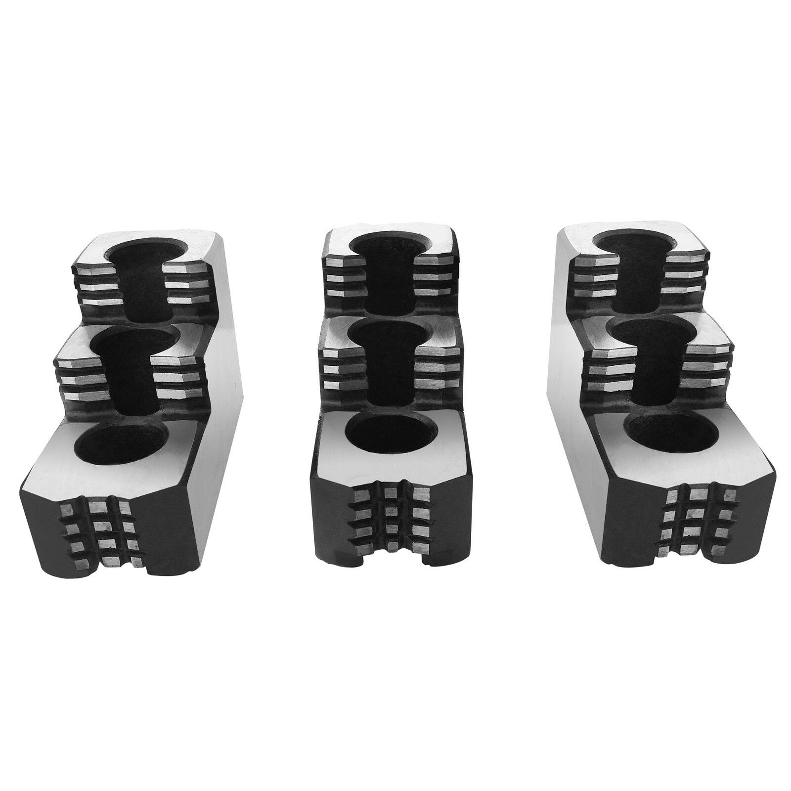 6" Double Step Hard Steel Jaws for Kitagawa Samchully B-206 CNC Lathe Chuck