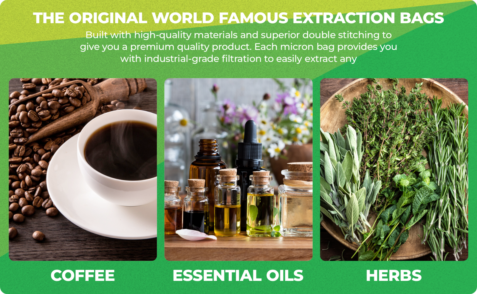 Bubble Bag BUBBLEBAGDUDE All Mesh 1 Gallon 4 Bag Set Herbal Ice Essence Extract