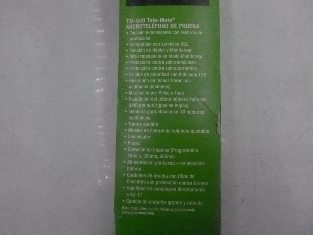 Greenlee Communications TM-500 Telephone Test Set