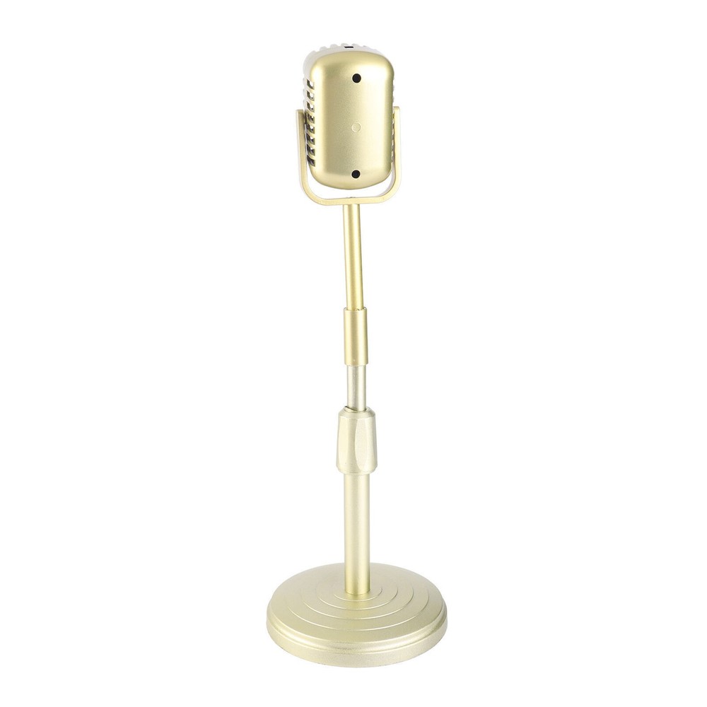 Simulation Old Fashioned Microphone Model with Stable Base and Support Rod Retro