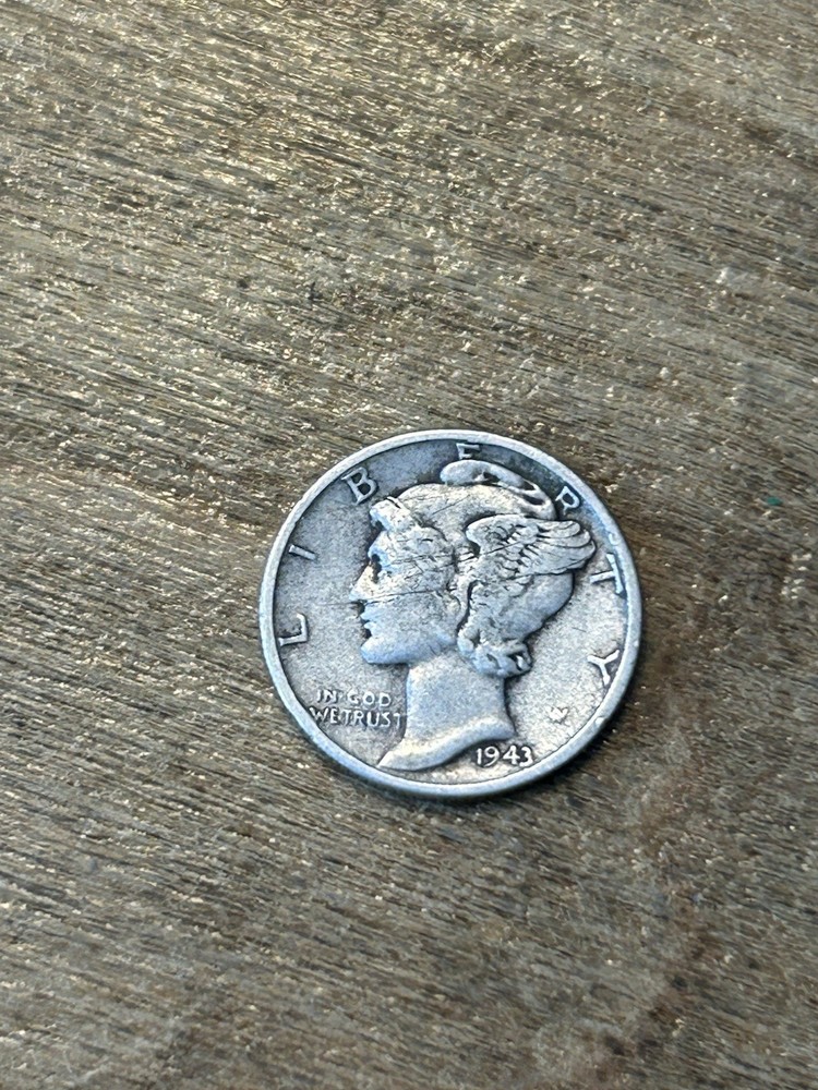 1943 Mercury Dime VF