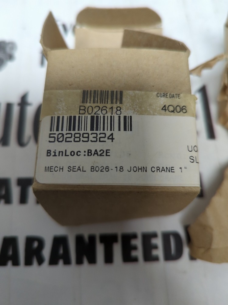 JOHN CRAN,B026-18,MECHANICAL SEAL 1 NOS