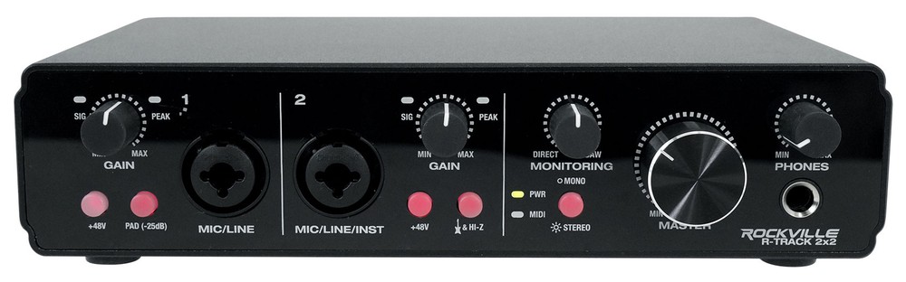 (2) Presonus Eris Pro 8 Powered 8" Studio Monitors Speakers + 2x2 USB Interface