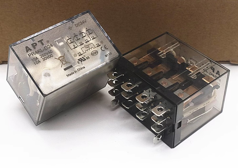 1pcs SIEMENS APT miniature intermediate Relay PR4KL-D24 DC24V