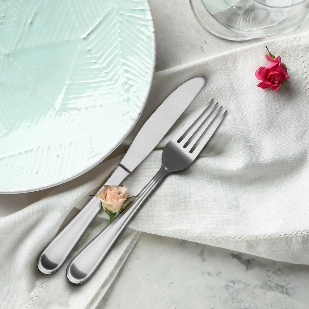 Clark – 20 Piece Flatware Set, Service for 4, One Size, Silver