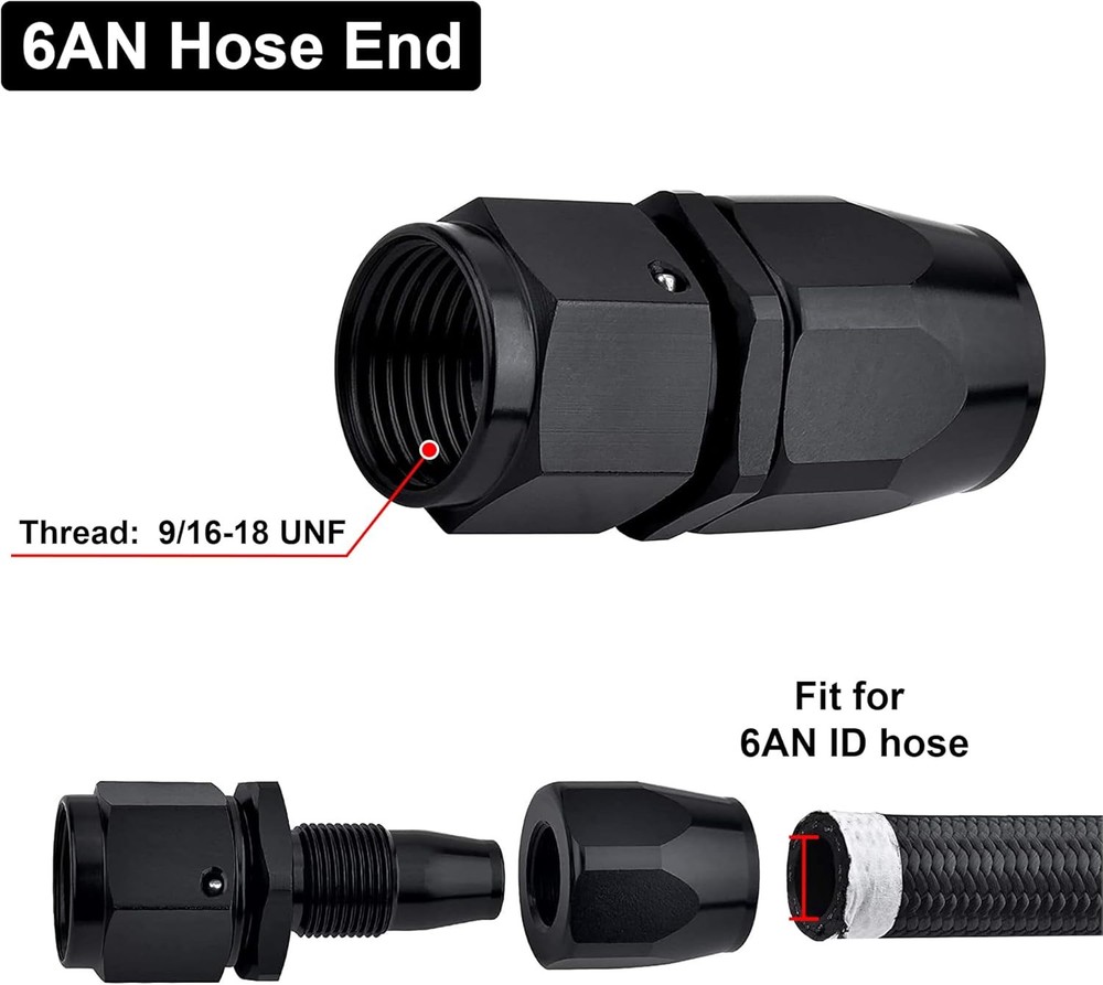 AN6 Hose End Fitting Kit