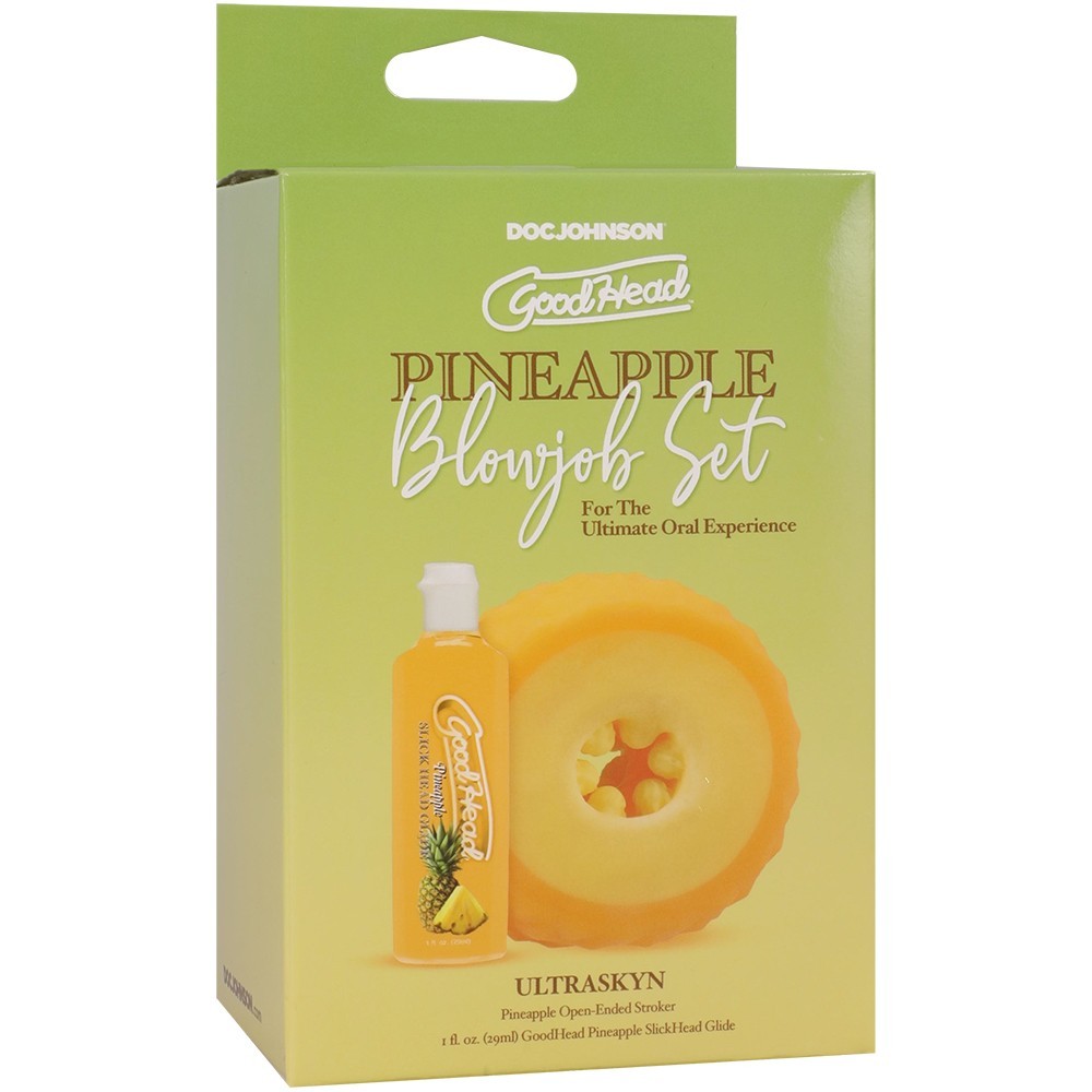 Doc Johnson Goodhead Pineapple Flavored Blowjob Set