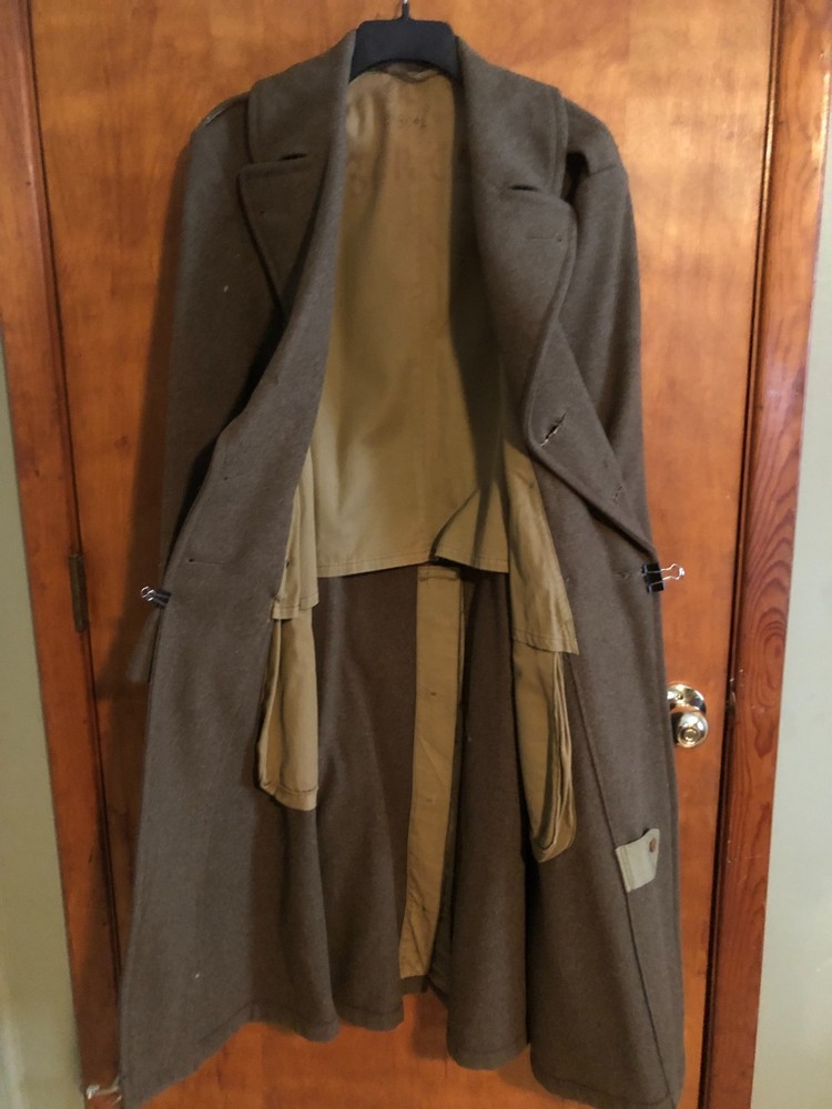 WWII wool overcoat 36 R