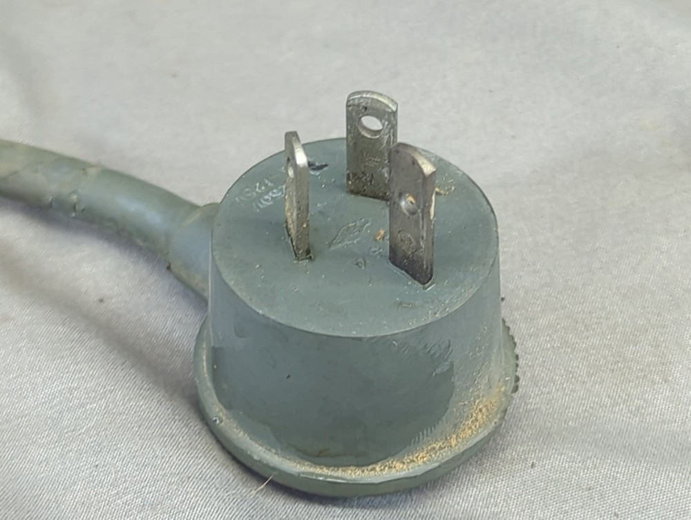 Vintage Original Simplex Clock A/C Outlet and Plug 120v