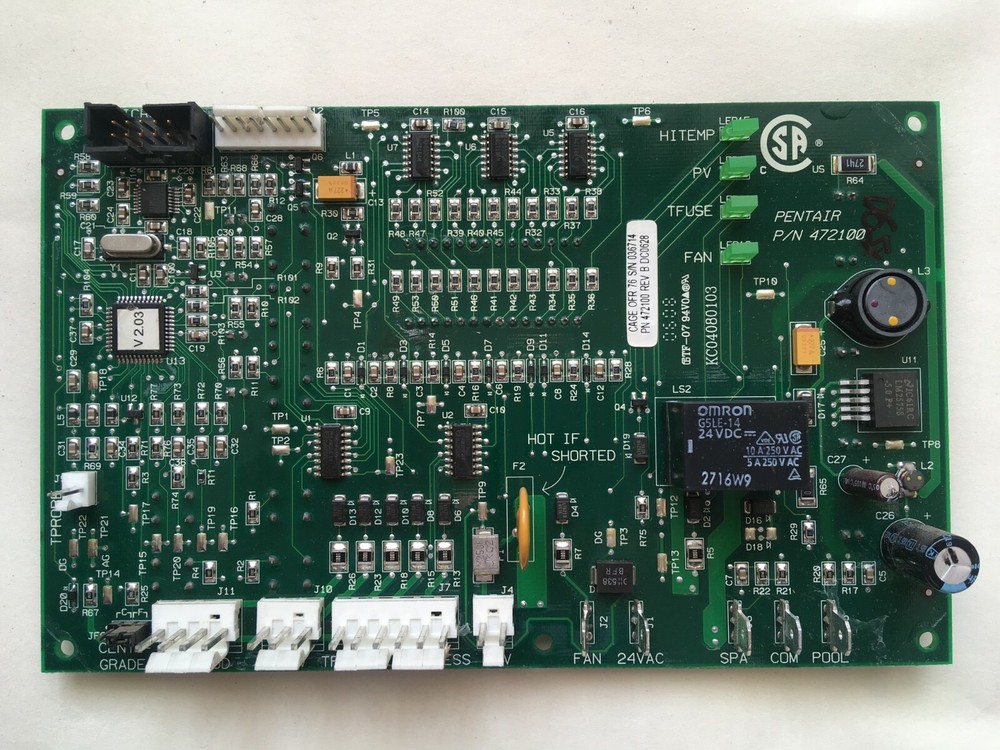 PENTAIR 472100 Digital Display Temperature Controller Circuit Board used #D65*A