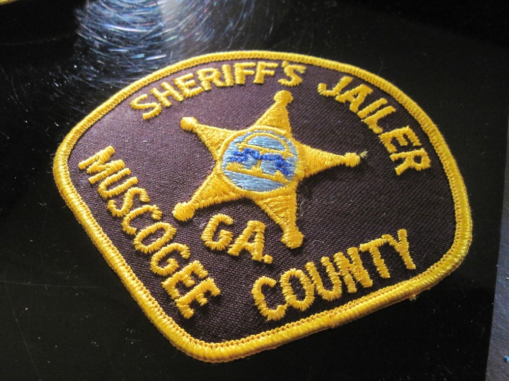 19??   Muscogee County   Ga.    Sheriff's Jailer        patch