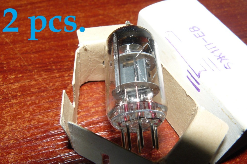 6J1P 6Ж1П (EF95 6F32 6AK5 6J1) pentode tube. NOS! Lot of 2 pcs