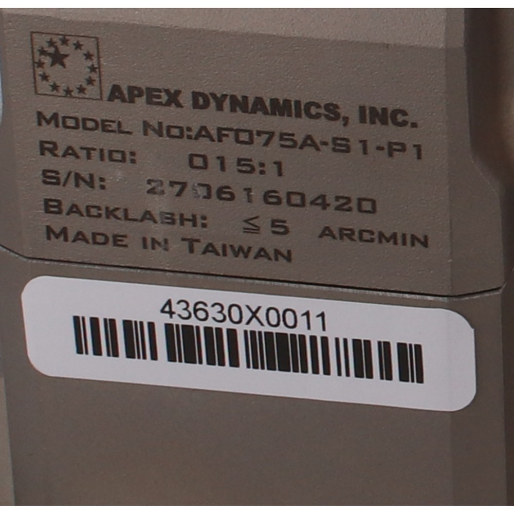 Apex Dynamics AF075A-S1-P1 New NMP