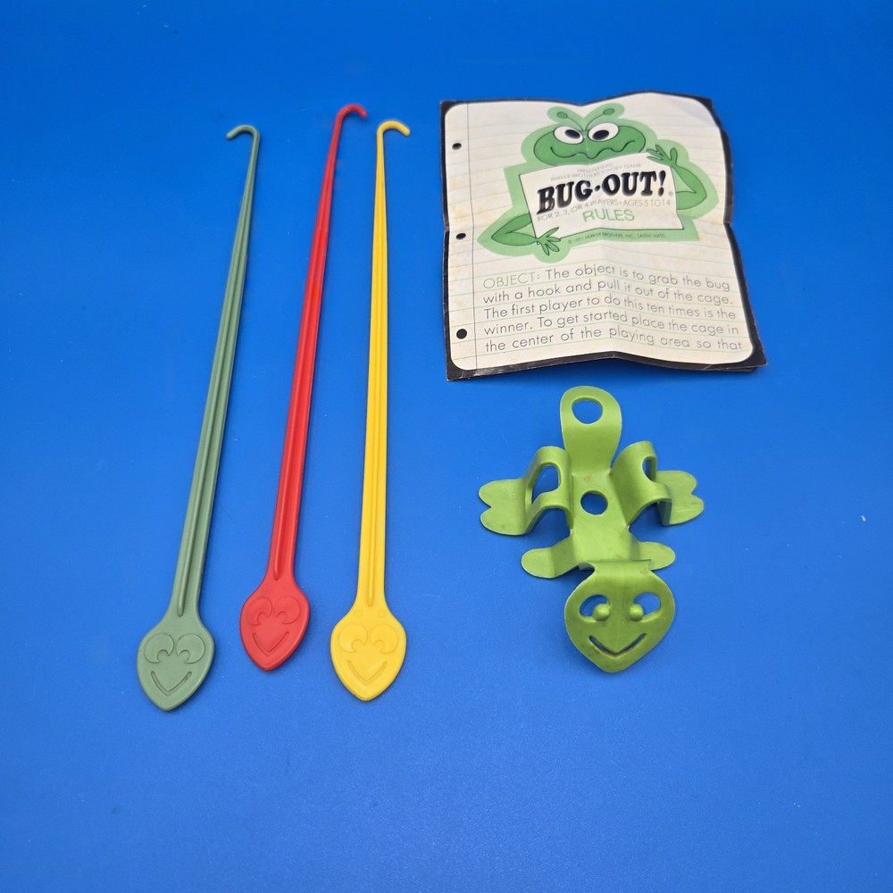 PARKER BROTHERS BUG OUT GAME.
