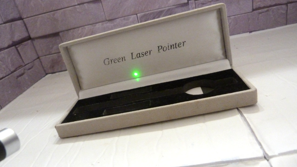 Green Laser Pointer Gift Storage Box