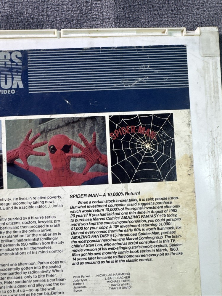 capacitance electronic disc system the amazing spider-man CBS FOX live Action