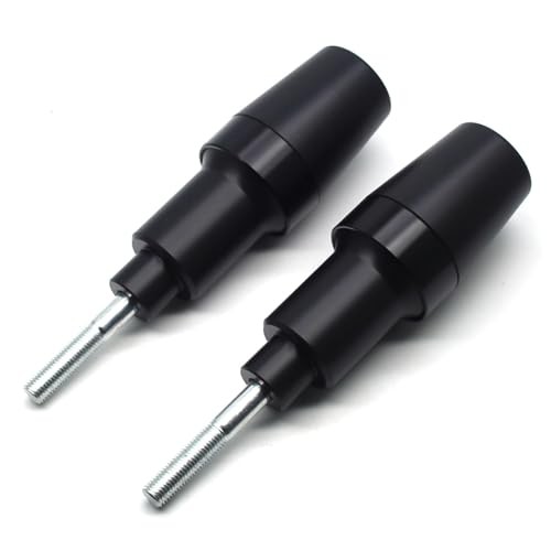 Motorcycle Frame Sliders, Falling Crash Protector Guards No Cut Kits Black