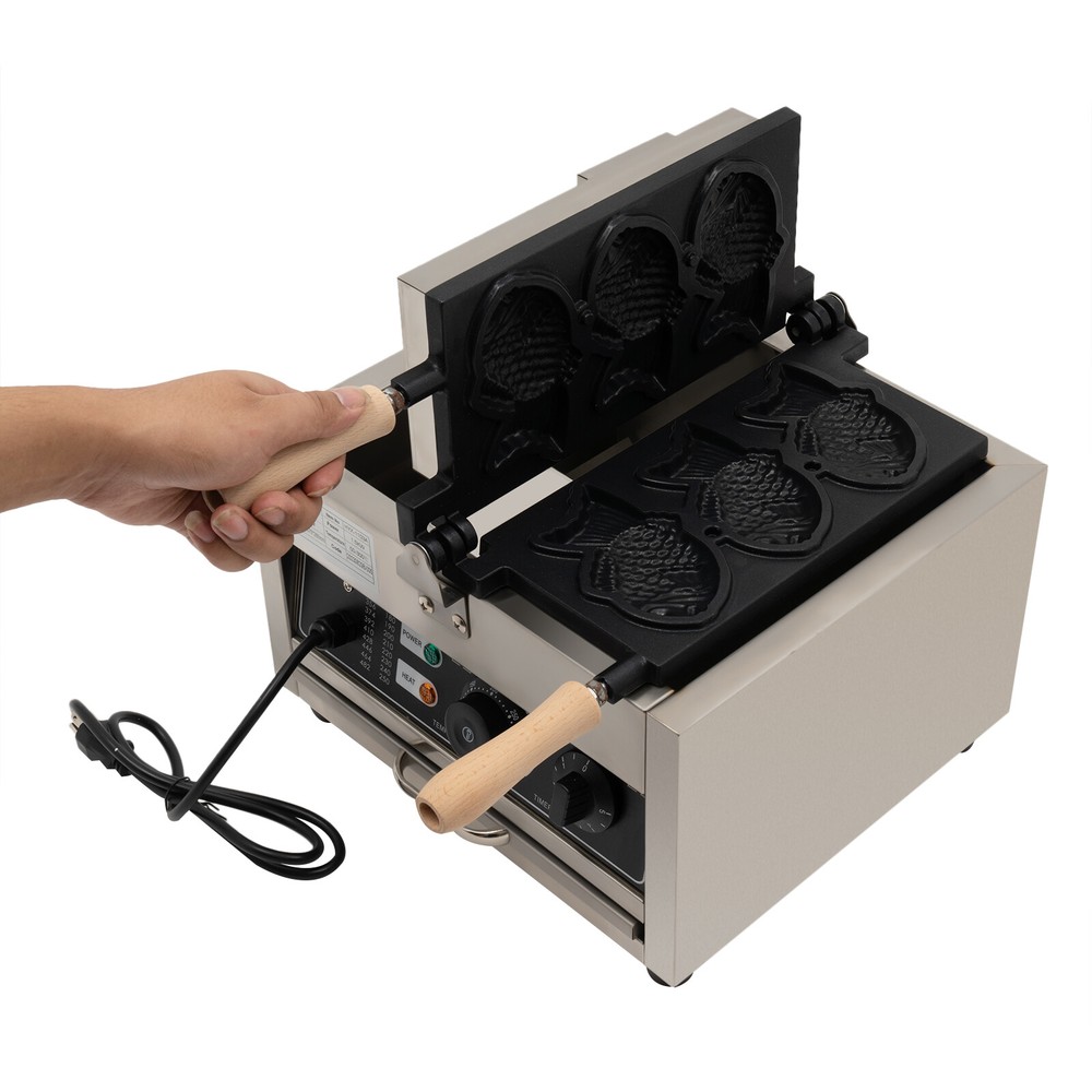 Non-stick Electric Taiyaki Maker Waffle Maker Machine Fish Baker Machine HOT