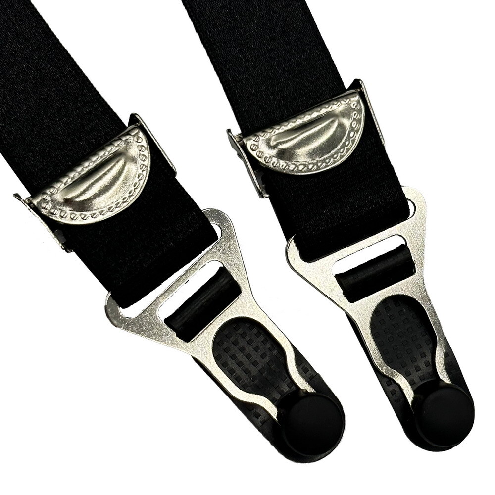 Luxallacki Silky Satin Pull-on Garter Girdle with 6 Straps Suspender Metal Clips