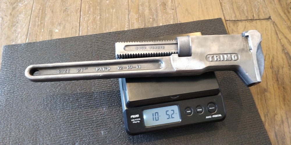 TRIMO 21" Adjustable Pipe Monkey Wrench REFURBISHED