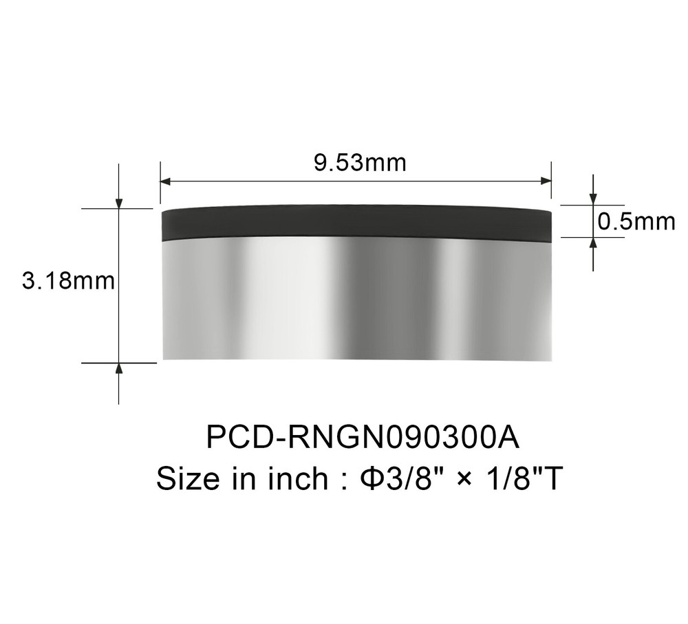 2pcs PCD Insert RNGN0903 Turning Milling Tools for Surfacing Cylinder Head、Block