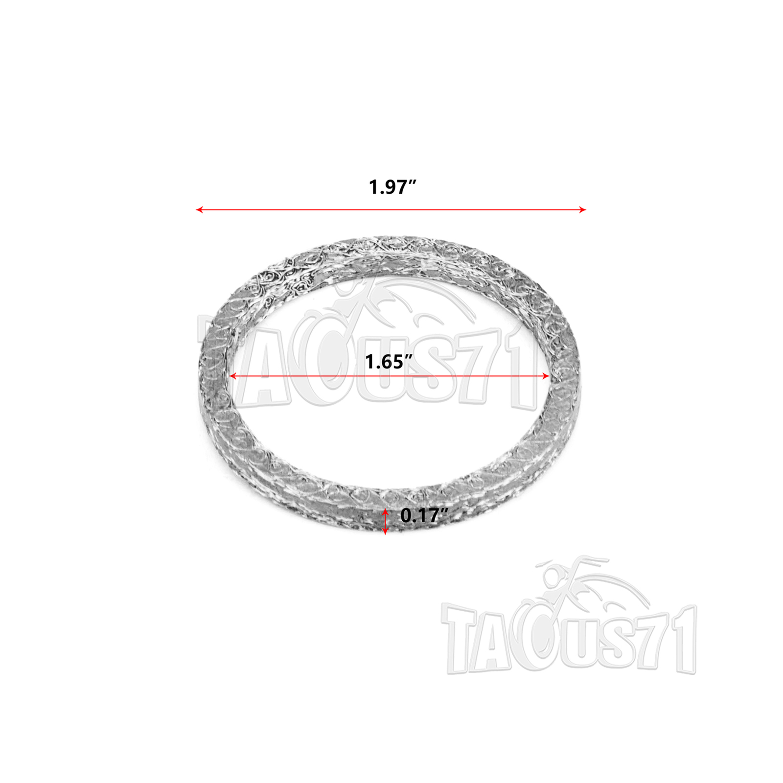 Flat Style Exhaust Gaskets for Harley Twin Cam Big Twin EVO XL Sportster Touring