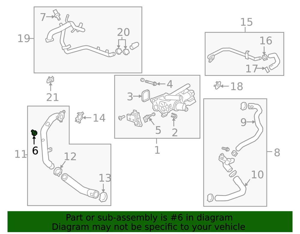Genuine GM Engine Coolant Temperature Sensor 55488246