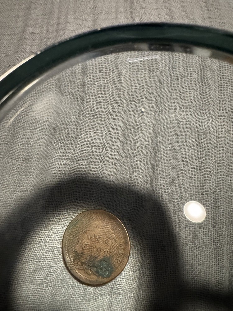 Counterstamp Large Cent 1836 Extra Stamp Med