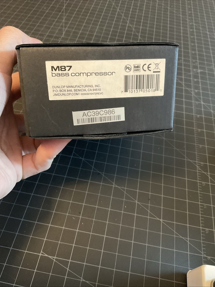 MXR M87 Bass Compressor Effect Pedal
