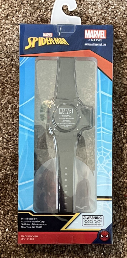 Marvel Spiderman Flashlight LCD Kids Watch