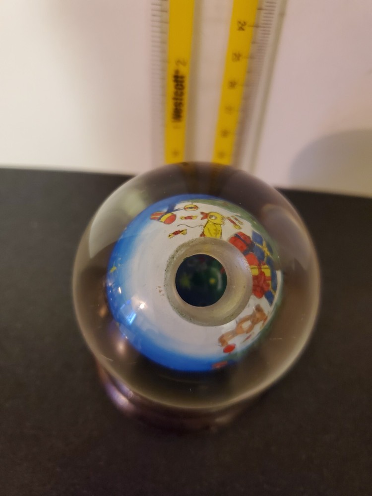 Vintage reverse hand-painted Ball