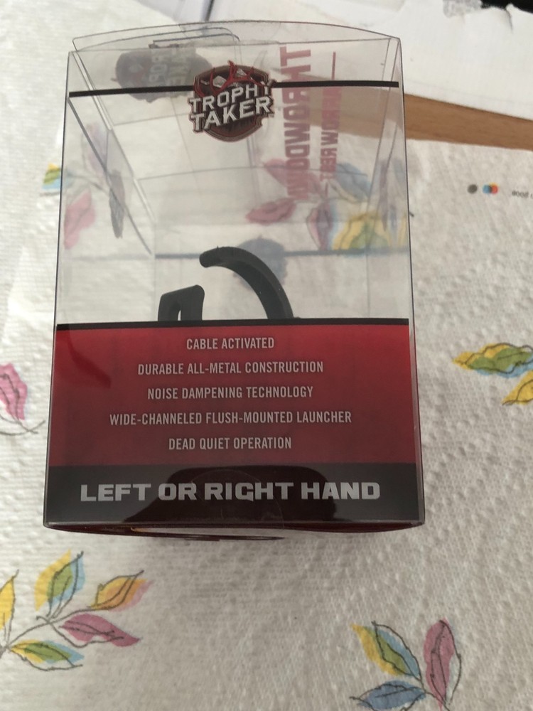 Trophy Taker Throwdown Arrow Rest T3402 Ambidextrous With Flip Cage Feature