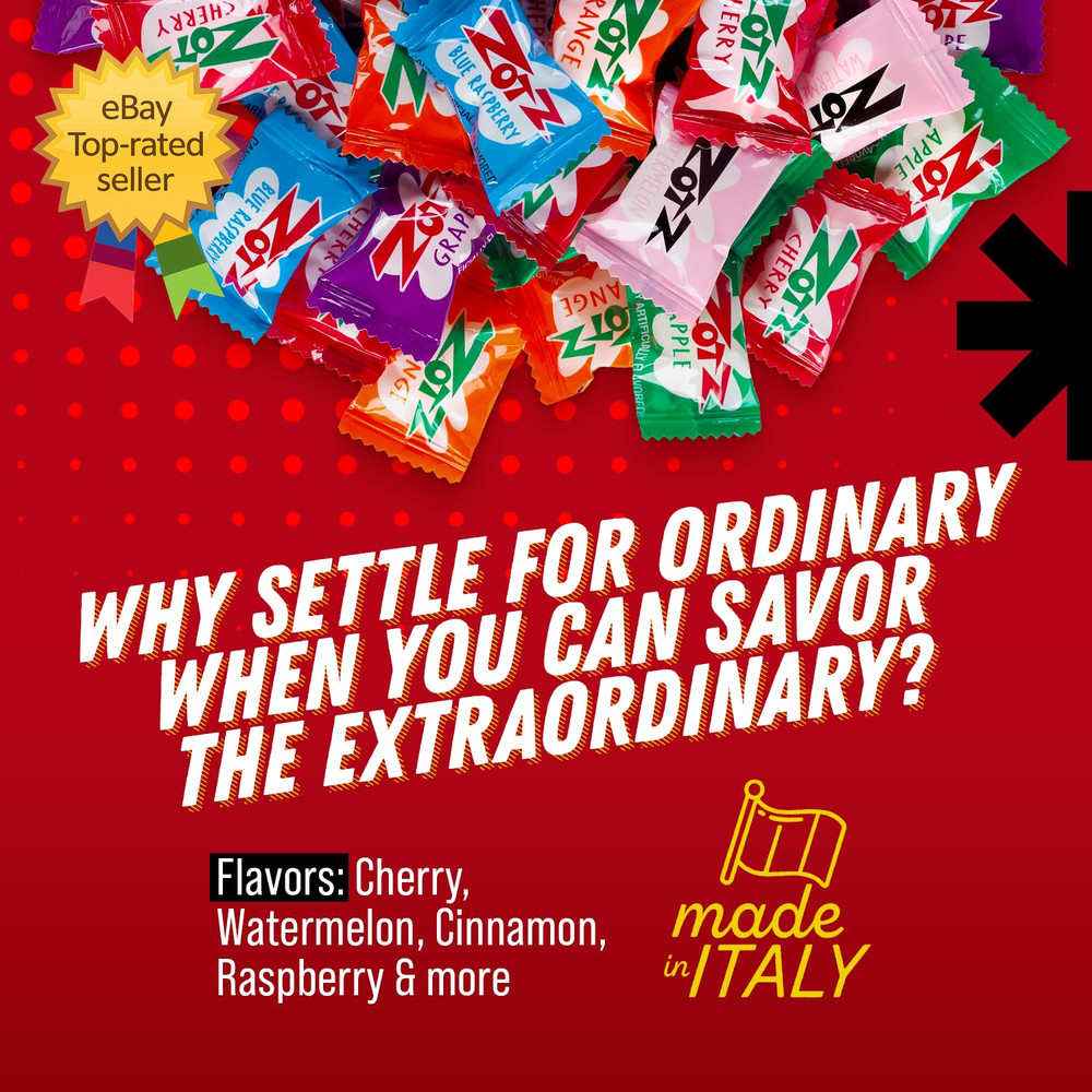 Fizzy Bulk Candy Hard Candy Individually Wrapped Assorted 7 Fruit Flavors