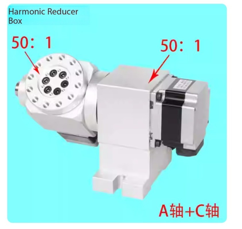 5-axis CNC Indexing Heads Indexing Discs Reduction Gearboxes Without Backlash