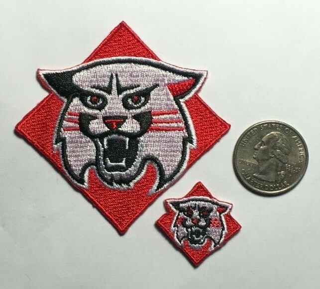 Davidson college patch wildcats patch davidson patch iron on or sew on cat patch