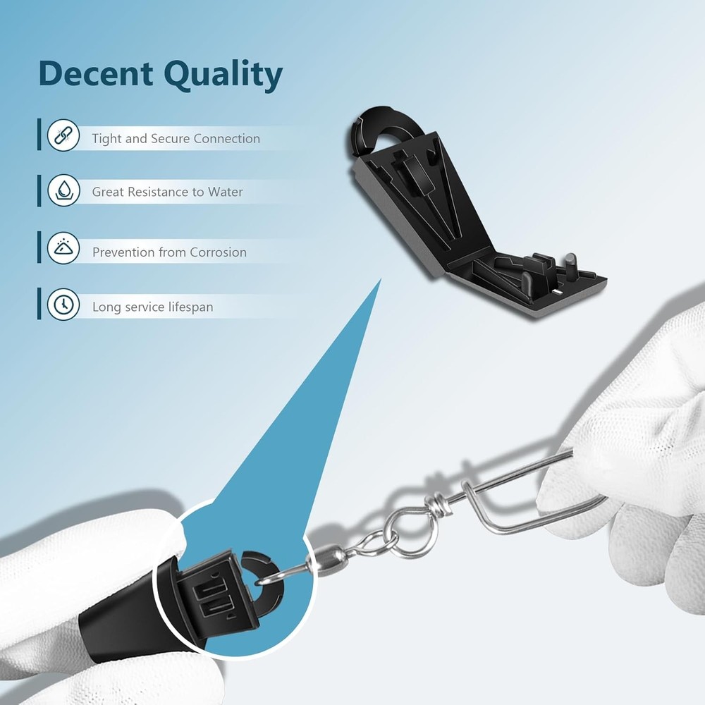 2 PCS DOWNRIGGER CABLE TERMINATOR KIT, FAST & RELIABLE