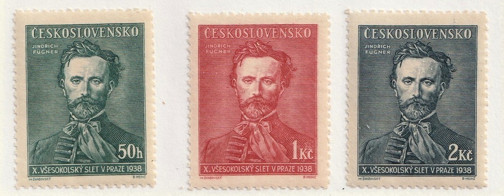 Czechoslovakia      246 - 248       MNH OG
