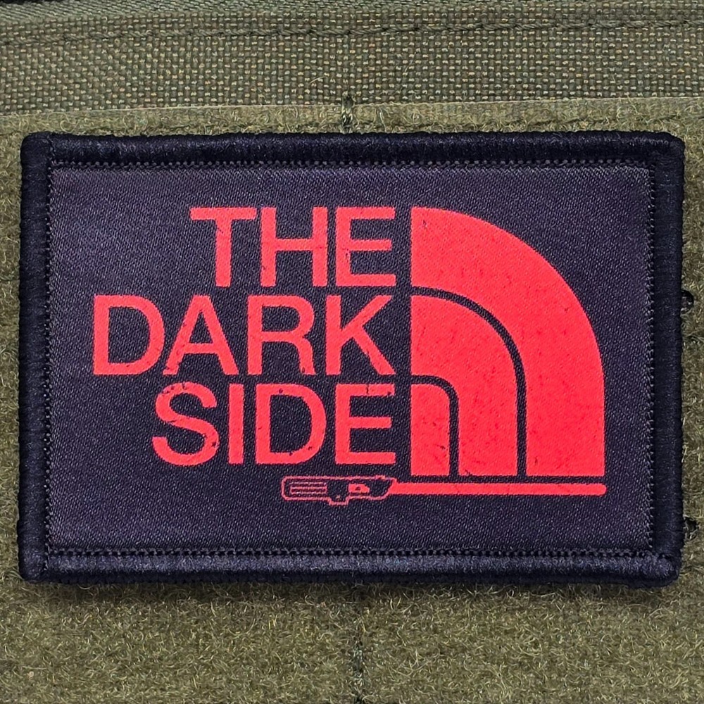 The Dark Side Patch Moral Tactical Meme Vader Star USA Wars Hook & Loop 3x2