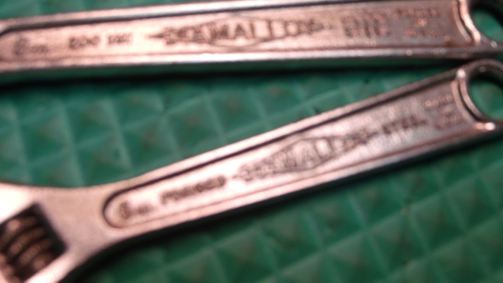 4 PCS. "DIAMALLOY" U.S.A. ADJUSTABLE END WRENCHES