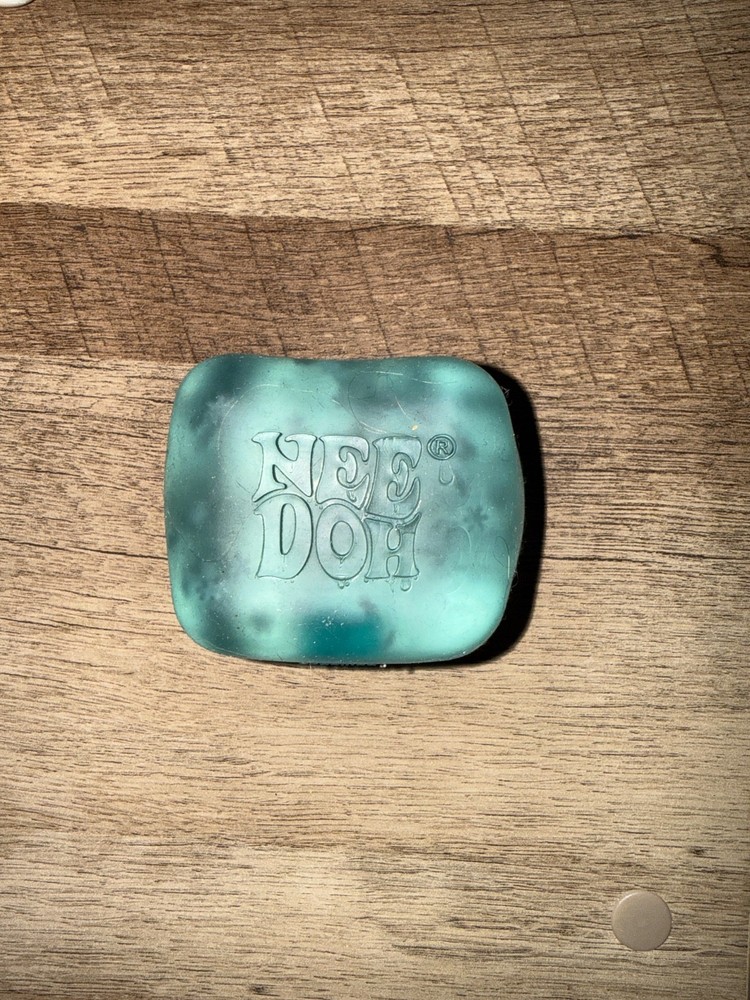 Nee Doh Nice Cube - Super Solid Squish! (Blue)