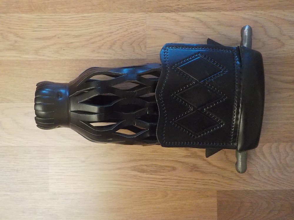 Single replacement billiard side pocket PU Black. Pool, Snooker. 
